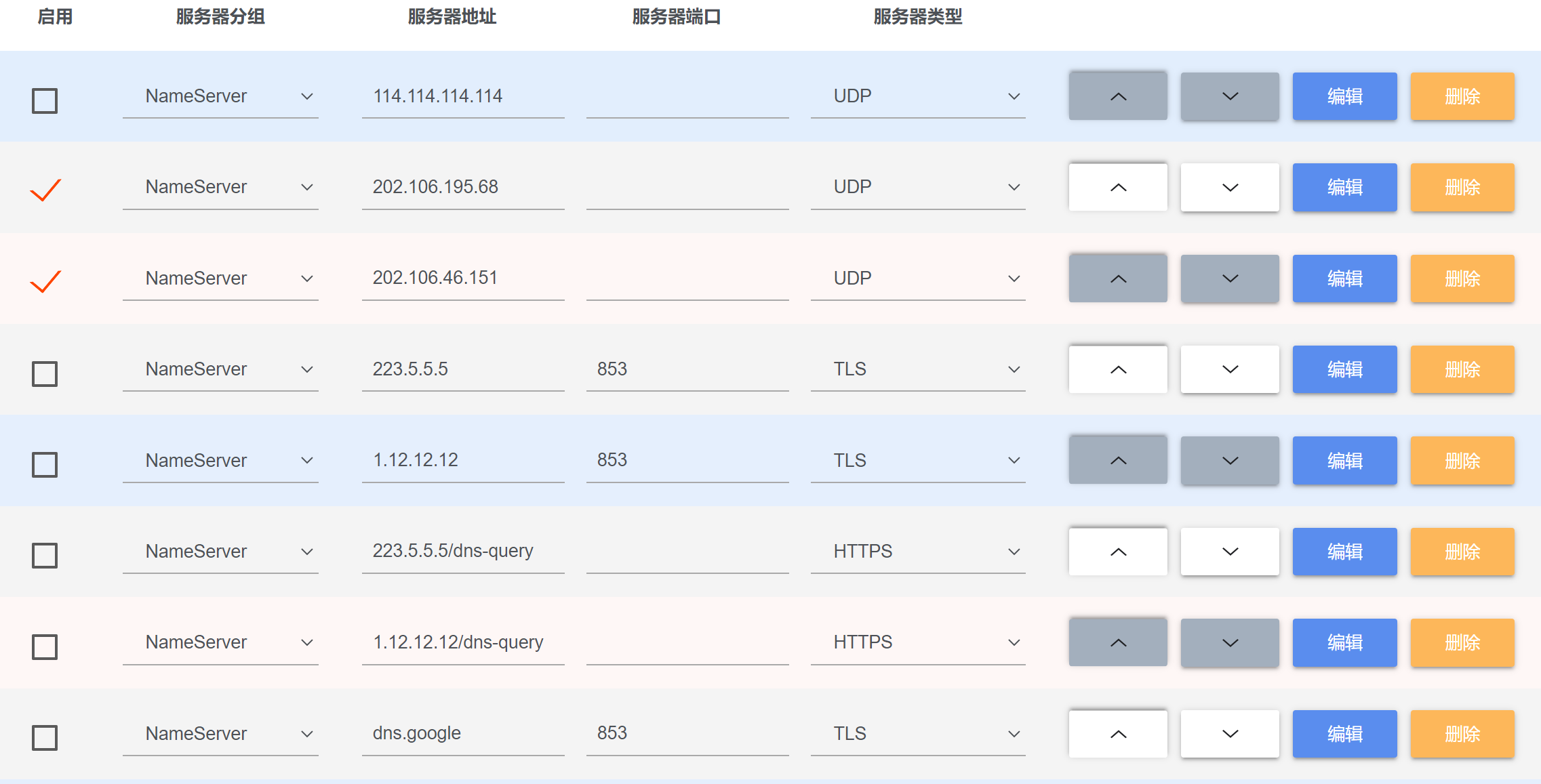 OPENCLASH上游DNS设置